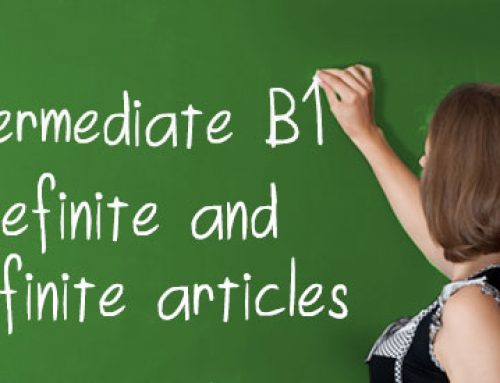 B1 Definite and Indefinite Articles